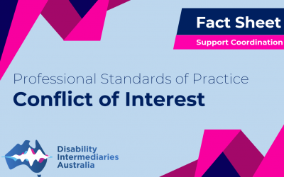 SUPPORT COORDINATION FACT SHEET – CONFLICT OF INTEREST