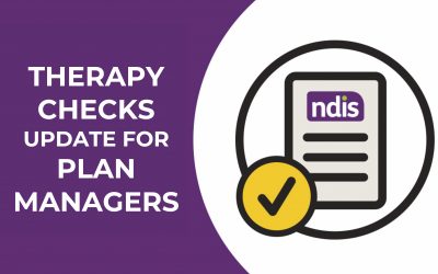 PLAN MANAGEMENT – CLAIMING THERAPY SUPPORTS UNDER THE 2022/23 NDIS PRICE GUIDE